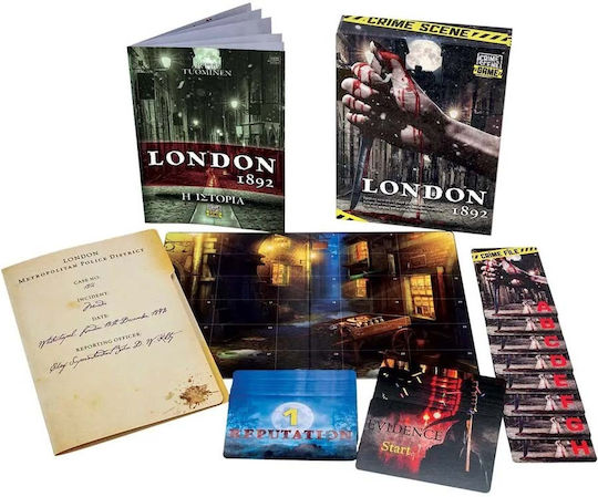 Επιτραπέζιο Παιχνίδι Crime Scene London 1892 για 1+ Παίκτες 18+ Ετών AS