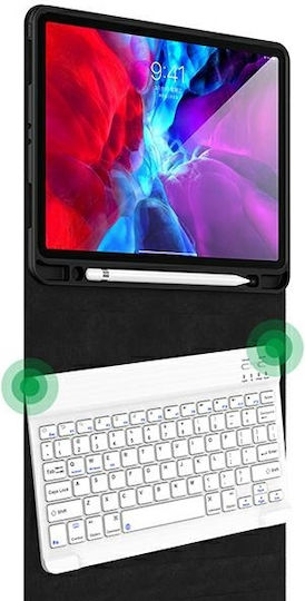 Usams Winro Flip Cover with Keyboard in English US Purple (iPad 2019/2020/2021 10.2'') IP1027YR03