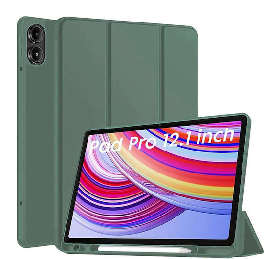 Techsuit Flip Cover Πράσινη (Redmi Pad Pro 12.1 / Poco Pad 12.1)