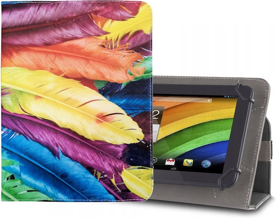 iSelf Feather Flip Cover Multicolour Universal 9-10.1"