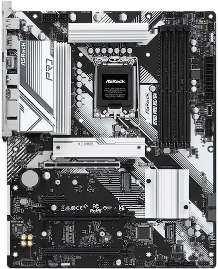 ASRock B760 PRO RS/D4 Mainboard ATX mit Intel 1700 Sockel