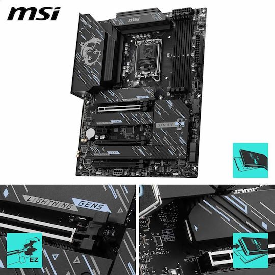 MSI Z890 Gaming Plus Wifi Mainboard ATX mit Intel 1851 Sockel