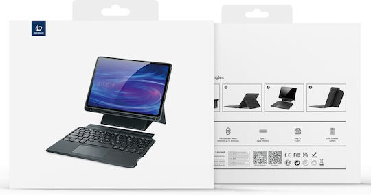 Dux Ducis Dk Flip Cover με Πληκτρολόγιο Μαύρη (iPad Pro 2024 13")
