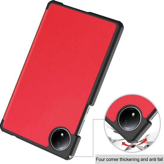 Techsuit Foldpro Флип капак Червеа (Xiaomi Redmi Pad SE 4G)