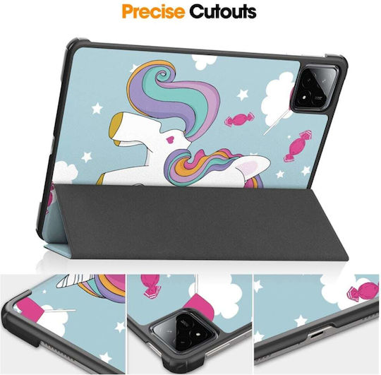 Techsuit Foldpro Флип Капак Многоцветен (Xiaomi Pad 6S Pro 12.4)