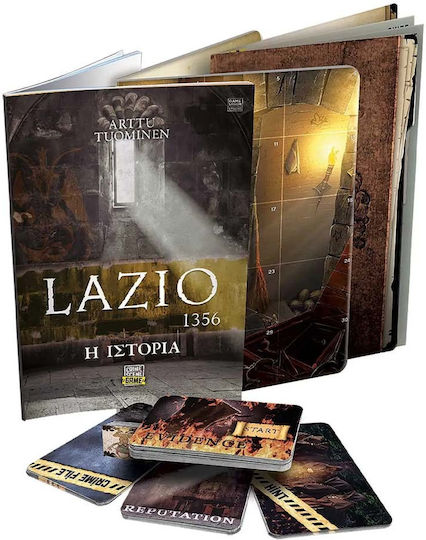 Board Game Crime Scene Lazio 1356 for 1+ Players 18+ Years Old AS