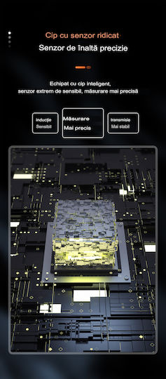Alcooltest Aec Am01 Fără Contact Fără Reîncărcări Precizie + 0,01% Bac Afișaj Lcd Color Autonomie Baterie 200 Teste Indicator de Risc 8x2x1,5 Cm Negru Mat