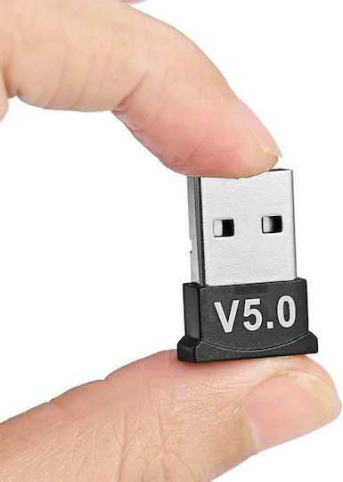 Aptel USB Bluetooth 5.0 Adapter με Εμβέλεια 20m (AK325A)