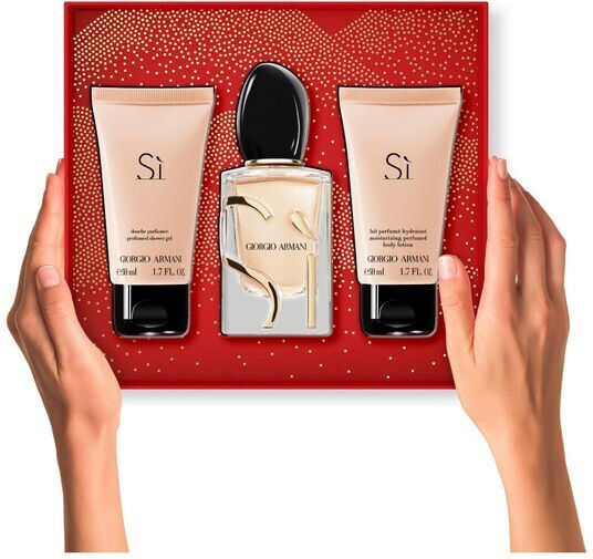Giorgio Armani Sì Women's Set with Eau de Parfum and Shower Gel 3pcs
