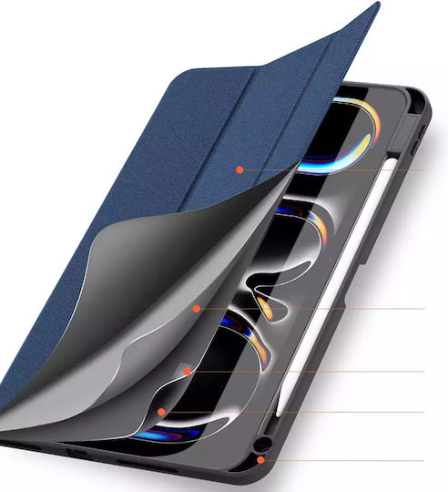 Dux Ducis Flip Cover Blue Xiaomi Pad 6 Xiaomi Pad 6 Pro