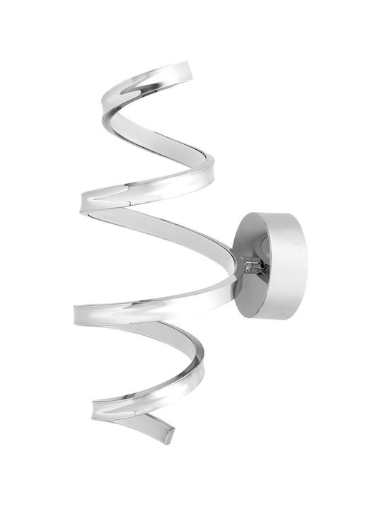 Toolight Leuchte Wand mit Integrierter LED Silber