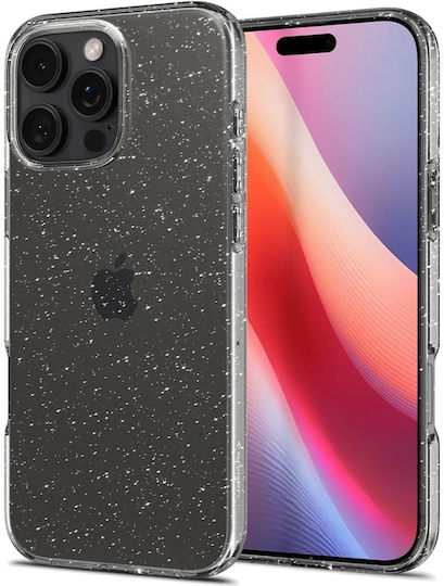 Spigen Liquid Crystal Glitter Back Cover Σιλικόνης 0.3mm Crystal Quartz (iPhone 16 Pro)