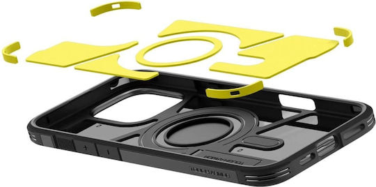 Spigen Ultra Hybrid MagFit Back Cover Plastic 2mm Black (iPhone 16 Pro)