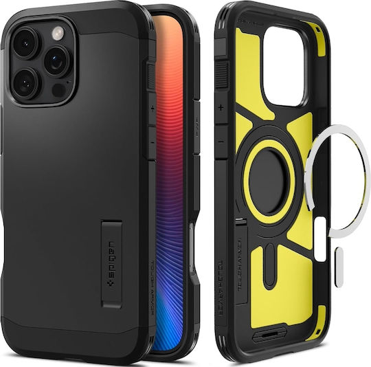 Spigen Ultra Hybrid MagFit Back Cover Plastic 2mm Durable Black (iPhone 16 Pro)