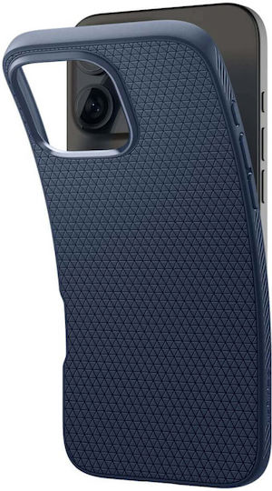Spigen Liquid Air Umschlag Rückseite Silikon 0.3mm Marineblau (iPhone 17 Pro / iPhone 16 Pro)