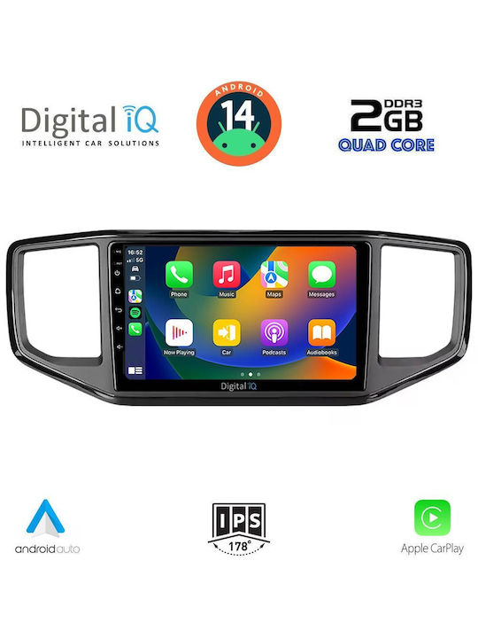 Digital IQ Car Audio System for Volkswagen Amarok 2017-2022 (Bluetooth/USB/AUX/WiFi/GPS/Apple-Carplay/Android-Auto) with Touch Screen 9"