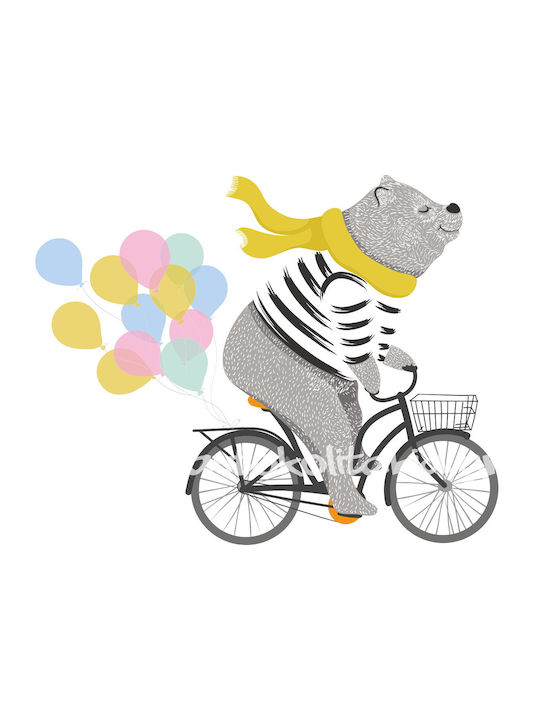 Wall Sticker Bicycle Ride 50cm X 40cm