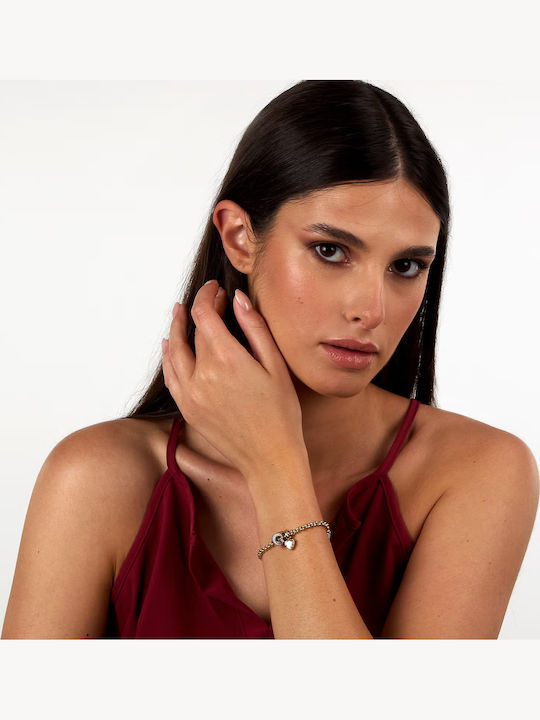 Morellato Damen Armband aus Silber Vergoldet mit Zirkon
