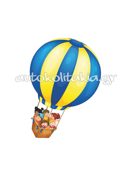 Hot Air Balloon Wall Sticker Kids 120cm X 165cm