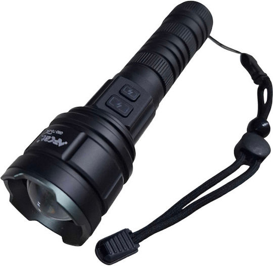 Rechargeable Flashlight LED with Maximum Brightness 800lm