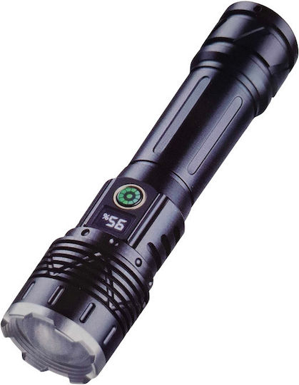 Rechargeable Flashlight LED with Maximum Brightness 800lm