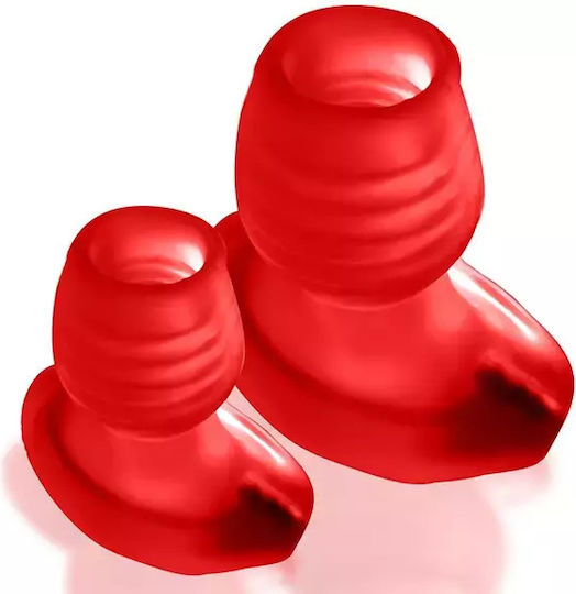 Oxballs Glowhole-1 Hollow Buttplug Led Insert Red Morph Small