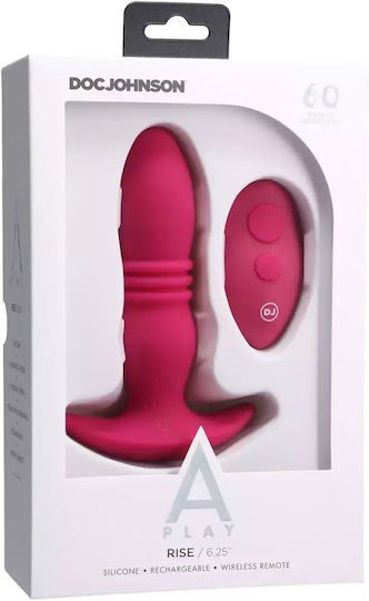 Doc Johnson Silikon Anal Plug Fernbedienung Rise