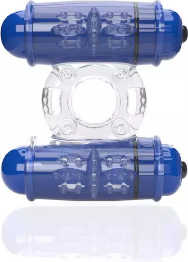 Screaming O Double Vibrating Ring Wammy Blue