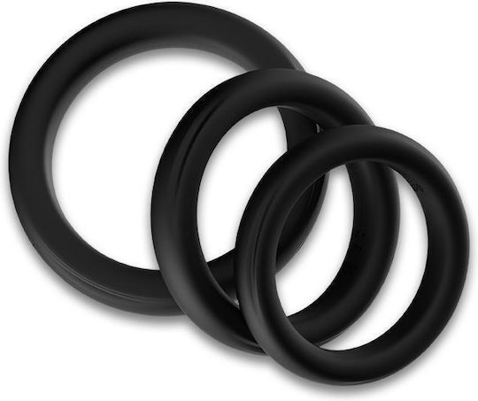 Set 3 Erection Rings Penis Testicles