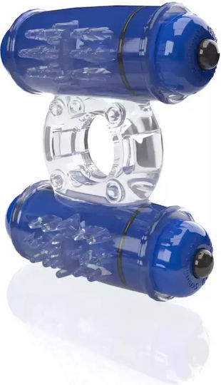 Screaming O Double Vibrating Ring Wammy Blue