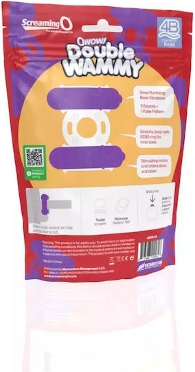 Screaming O Double Vibrating Ring Wammy Purple