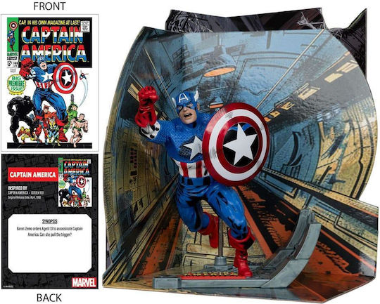 Marvel Comic Books Marvel: Captain America Figure height 12cm at Scale 1:10