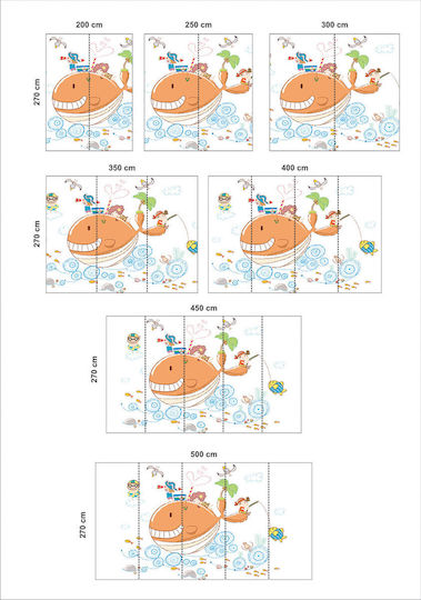 Peel and Stick Wallpaper Sea Explorers 500cm