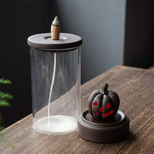 Rückflusslichter für Räucherstäbchen Dekorative Lampe Kürbis Mehrfarbig