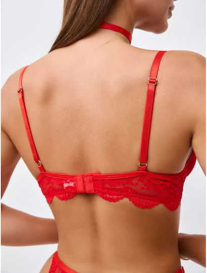 Chicret Sexy Σετ Εσωρούχων με Δαντέλα Λευκό