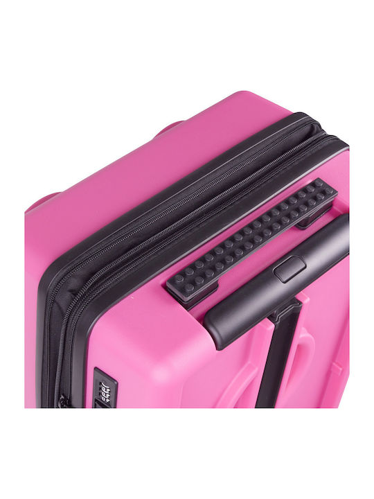 LEGO Brick Cabin Hard Bright Purple Suitcase With 4 Wheels Height 56cm