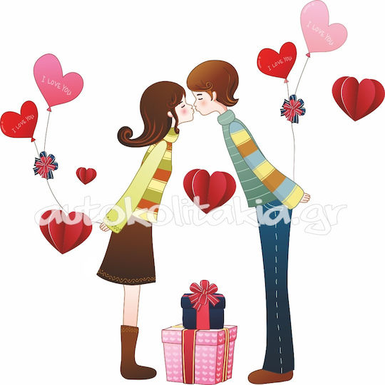 Valentine's Day Sticker Saint Valentine 85 120cm X 120cm