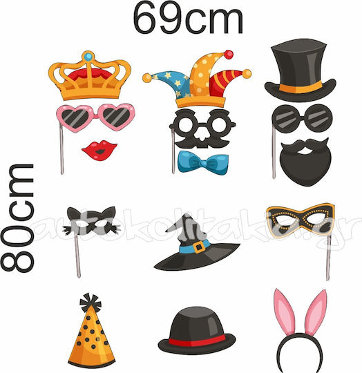 Halloween Sticker Set 2 9 Stickers 120cm X 102cm