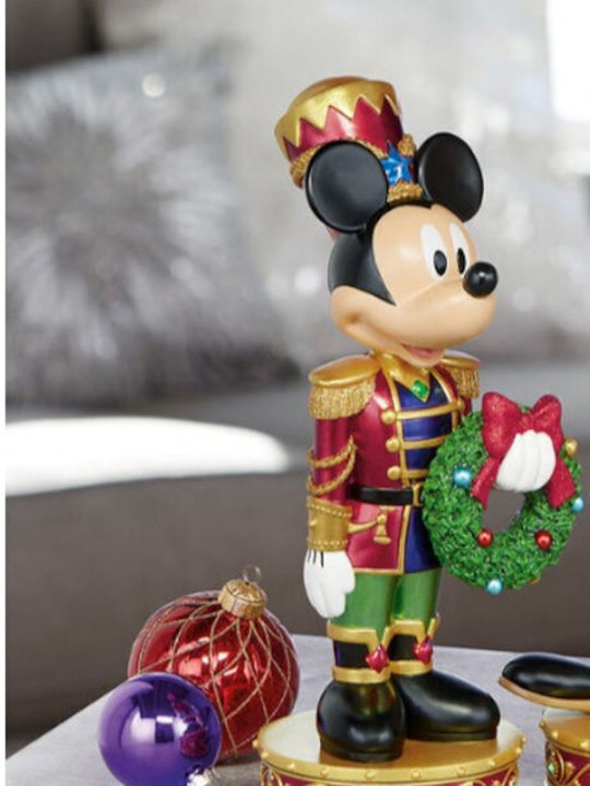 Disney Illuminated Christmas Plastic Figure Little mouse Height 38cm with Music Mickey Mouse Nutcracker