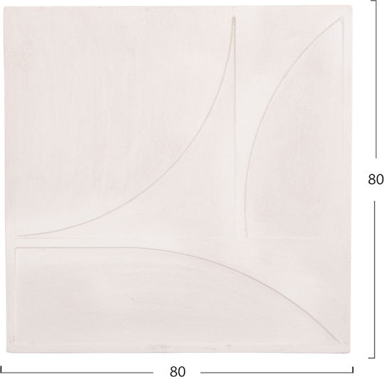 HomeMarkt Santorini Πίνακας Ξύλινος 80x80cm HomeMarkt Santorini Πίνακας Ξύλινος 80x80cm