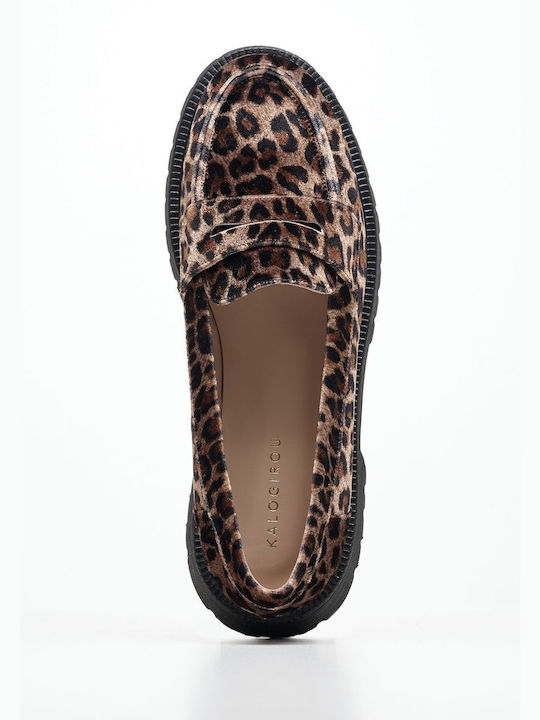 Kalogirou Women's Loafers Leopard