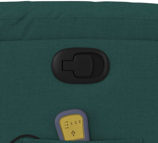 Relaxsessel Friseurwaschbecken mit Fußhocker Dark Green Dark Green 77x93x99cm