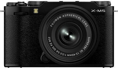 Fujifilm X-M5 Mirrorless Camera Kit (XC 15-45mm F3.5-5.6 OIS PZ) Black
