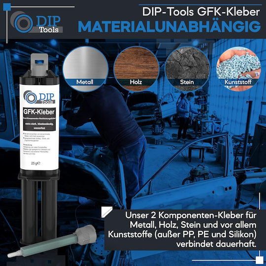 Dip-tools Grp Adhesive Construcție 2-Component - 2-component Neagră 25ml 1buc