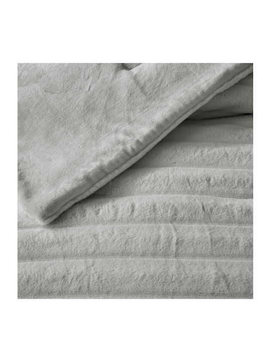 Liolios Home Πάπλωμα Υπέρδιπλο 220x240εκ. Volcno Lt.grey