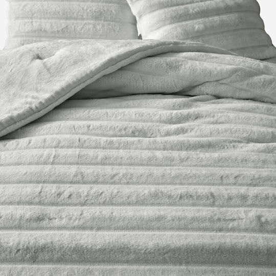 Liolios Home Πάπλωμα Υπέρδιπλο 220x240εκ. Volcno Lt.grey