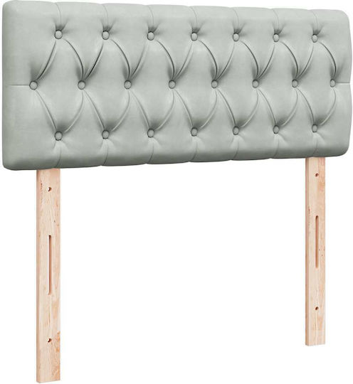 Doppeltes Bett Mit Stoff in Hellgrau Mit Lattenrost Und Matratze 120x190cm