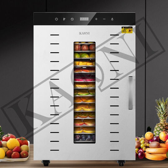 Karni Комерсиален хранителен сушилник за 16 дискове 1500W 46.5x57x67см
