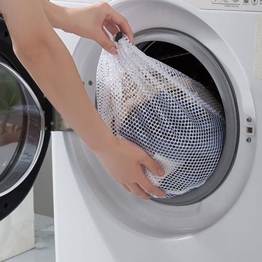 Clothes Lingerie Protection Bag Compatible Washing Machine Tumble Dryer Premium Textile Material White 50 X 60 Cm Original Deals