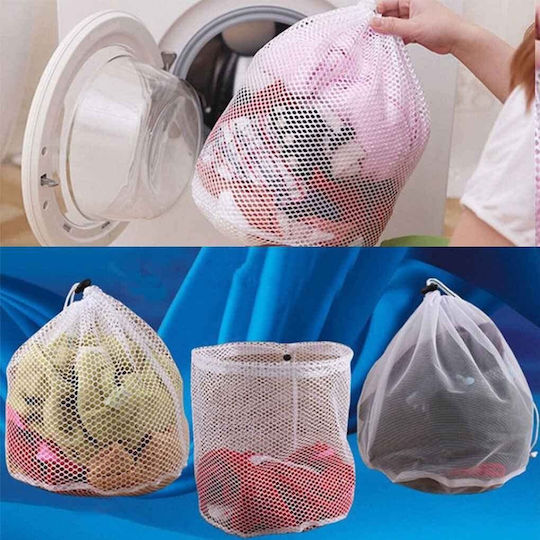 Clothes Lingerie Protection Bag Compatible Washing Machine Tumble Dryer Premium Textile Material White 50 X 60 Cm Original Deals